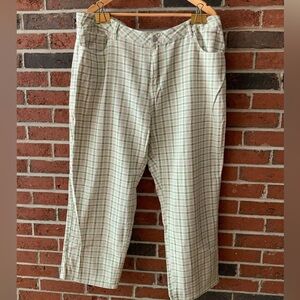 Gingham lightweight spring/summer denim